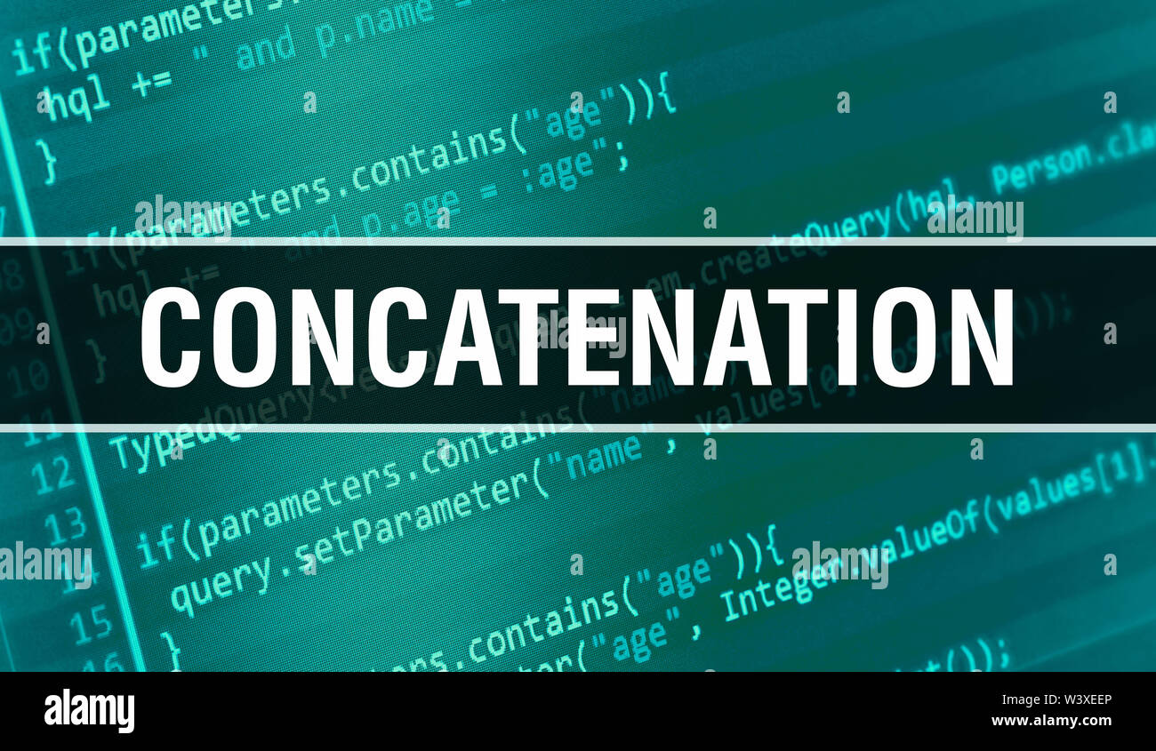 Concatenation background hi-res stock photography and images - Alamy