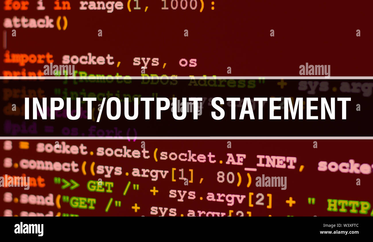 Computer input to output illustration hi-res stock photography and ...