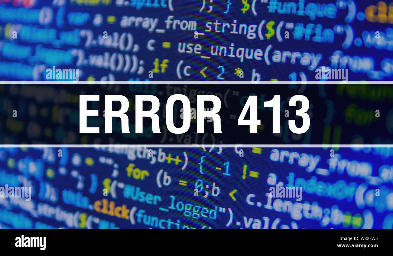 html 413 error