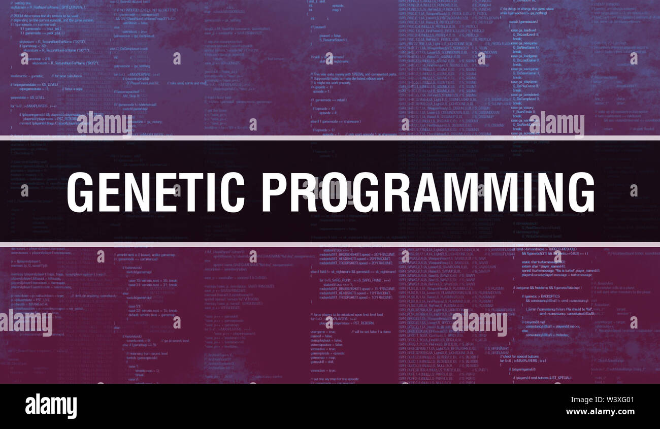 Genetic programming with Digital java code text. Genetic programming ...