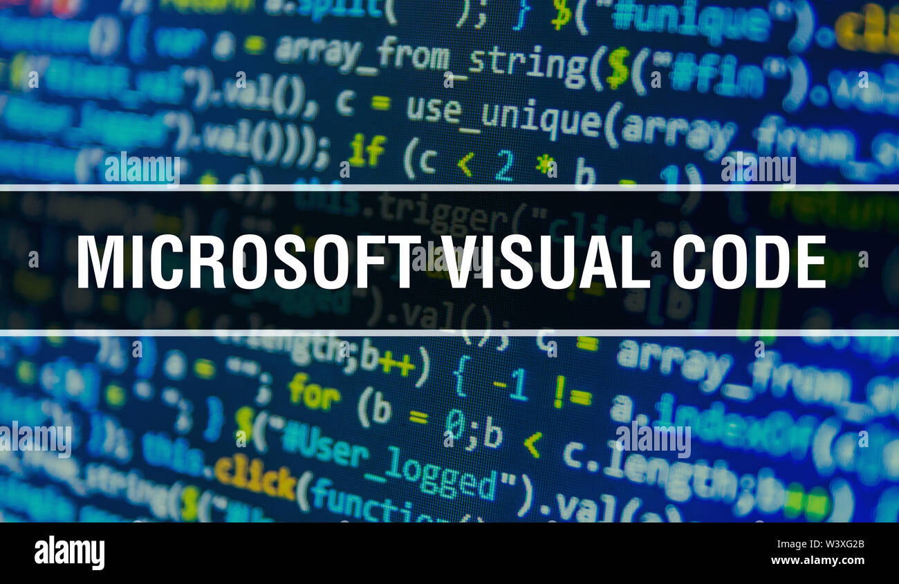 Microsoft visual code image hi-res stock photography and images - Alamy