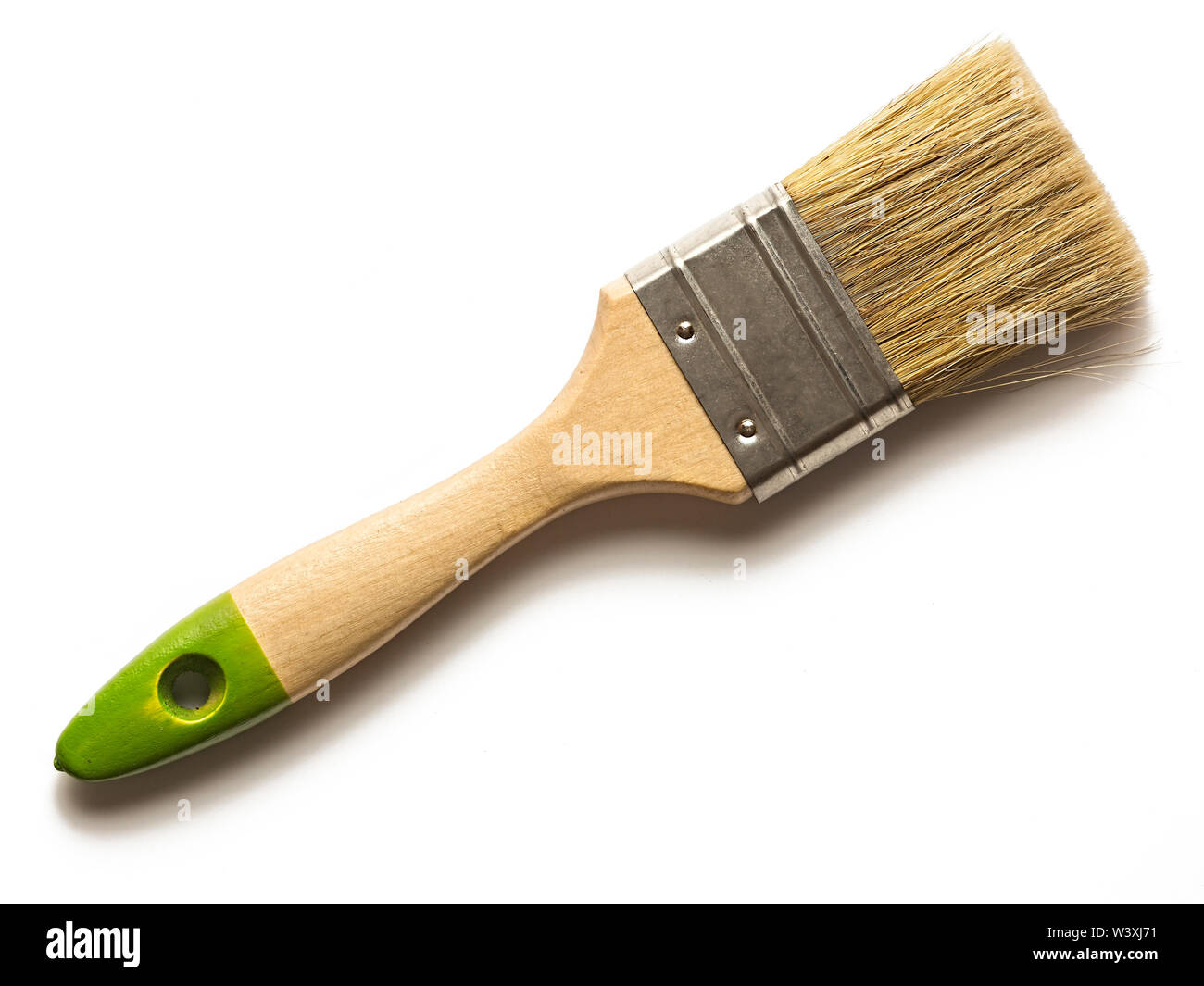 Clean paint brush isolated on white background Stock Photo - Alamy