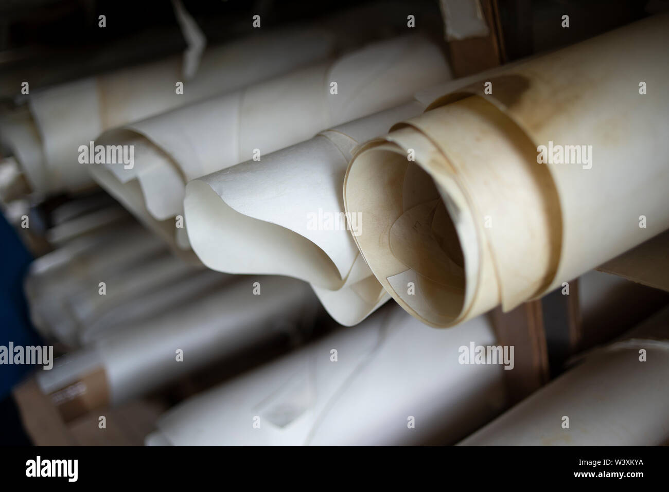 Parchment makers UK Stock Photo Alamy