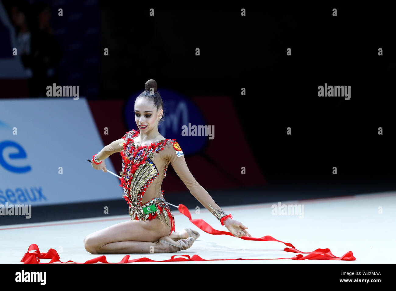 Anastasia Guzenkova from Russia during 2019 Grand Prix de Thiais Stock Photo