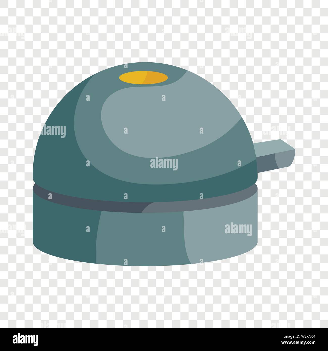 Bicycle bell icon, isometric style Stock Vector