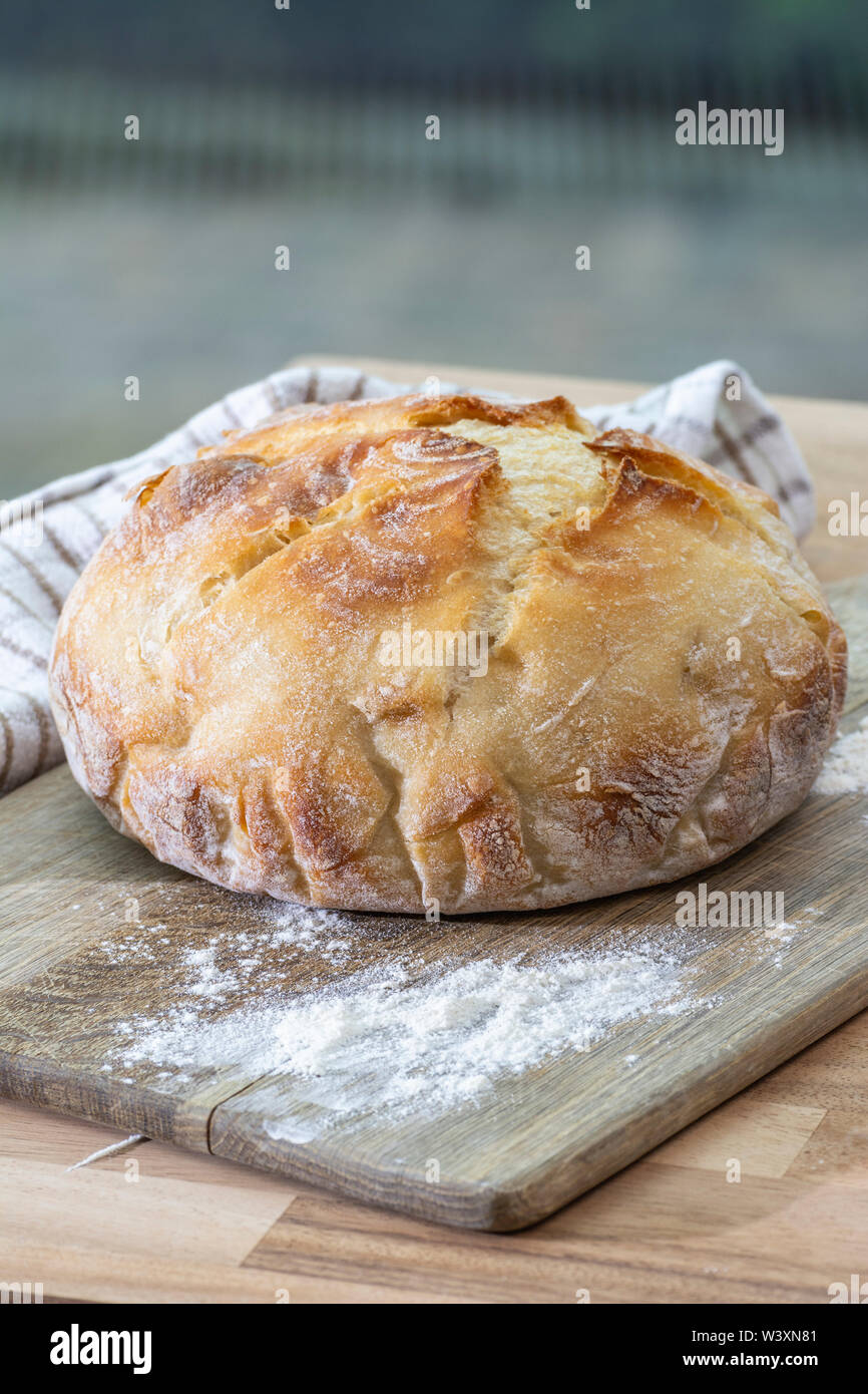 Fresh sourdough bread UK Stock Photo Alamy