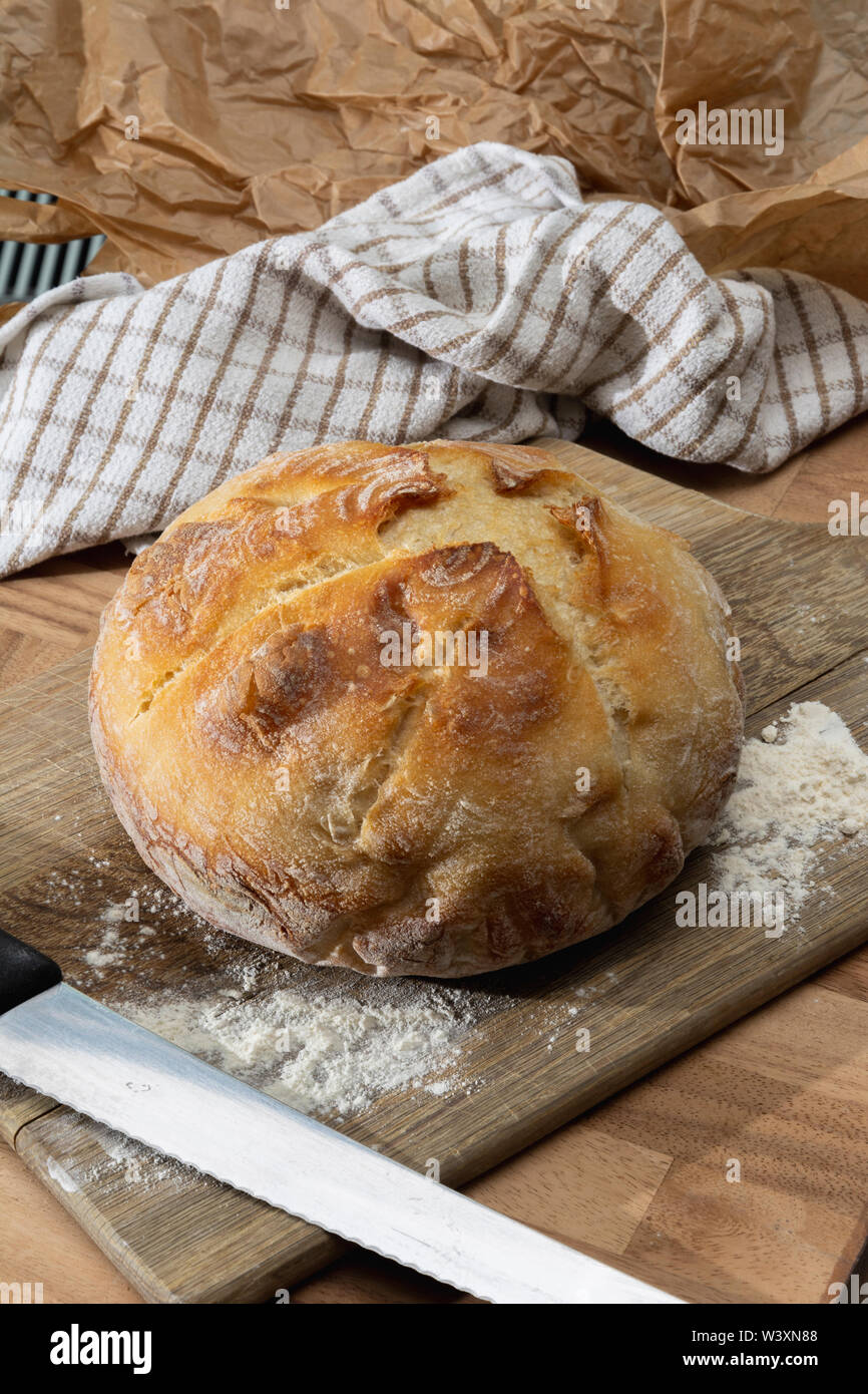 Fresh sourdough bread UK Stock Photo Alamy