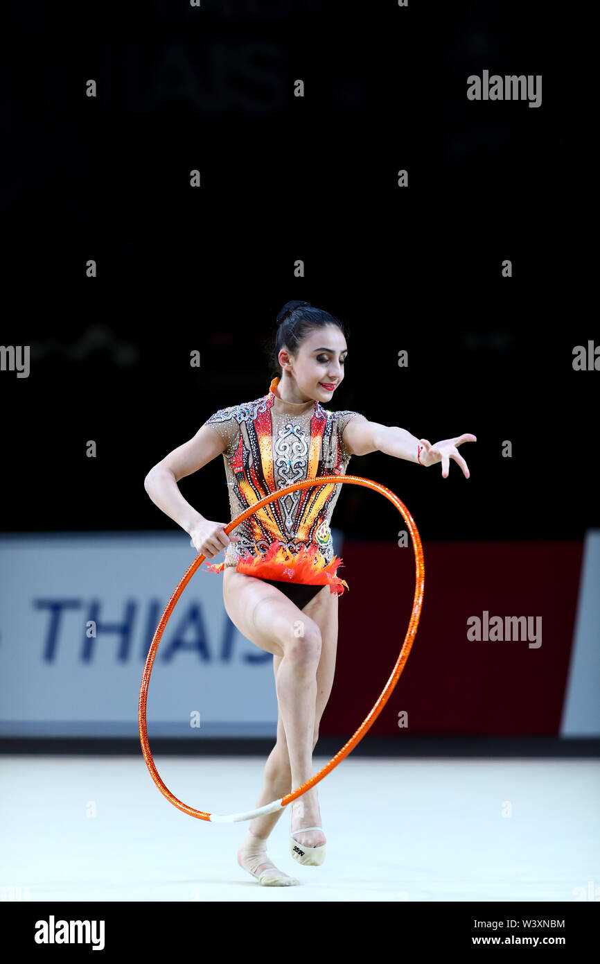 Zohra Aghamirova from Azerbaijan during 2019 Grand Prix de Thiais Stock Photo