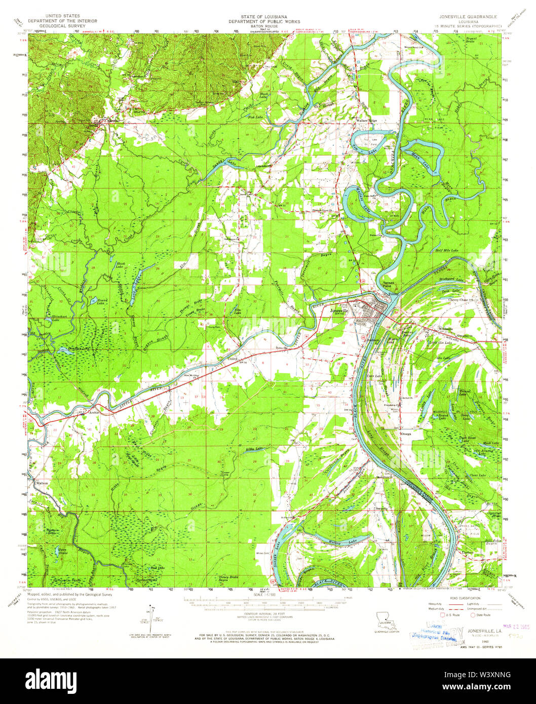 Jonesville map hires stock photography and images Alamy