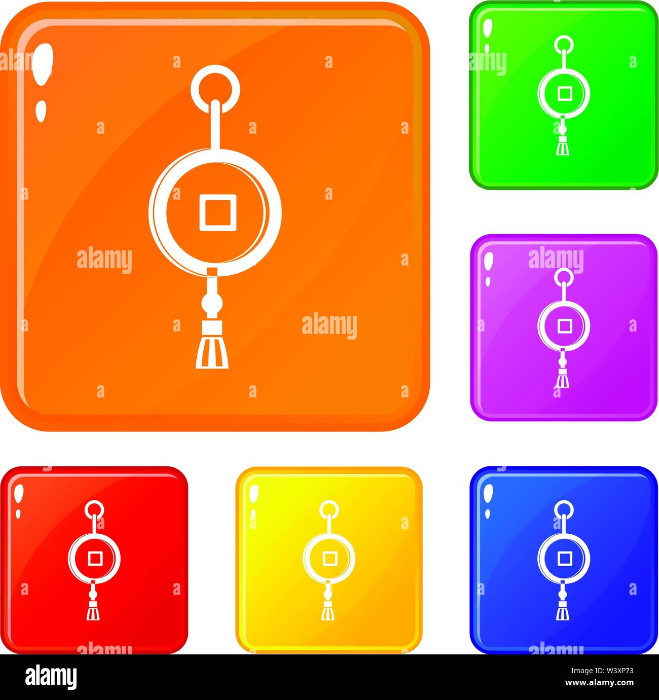 Antique Chinese coin icons set vector color Stock Vector Image & Art ...