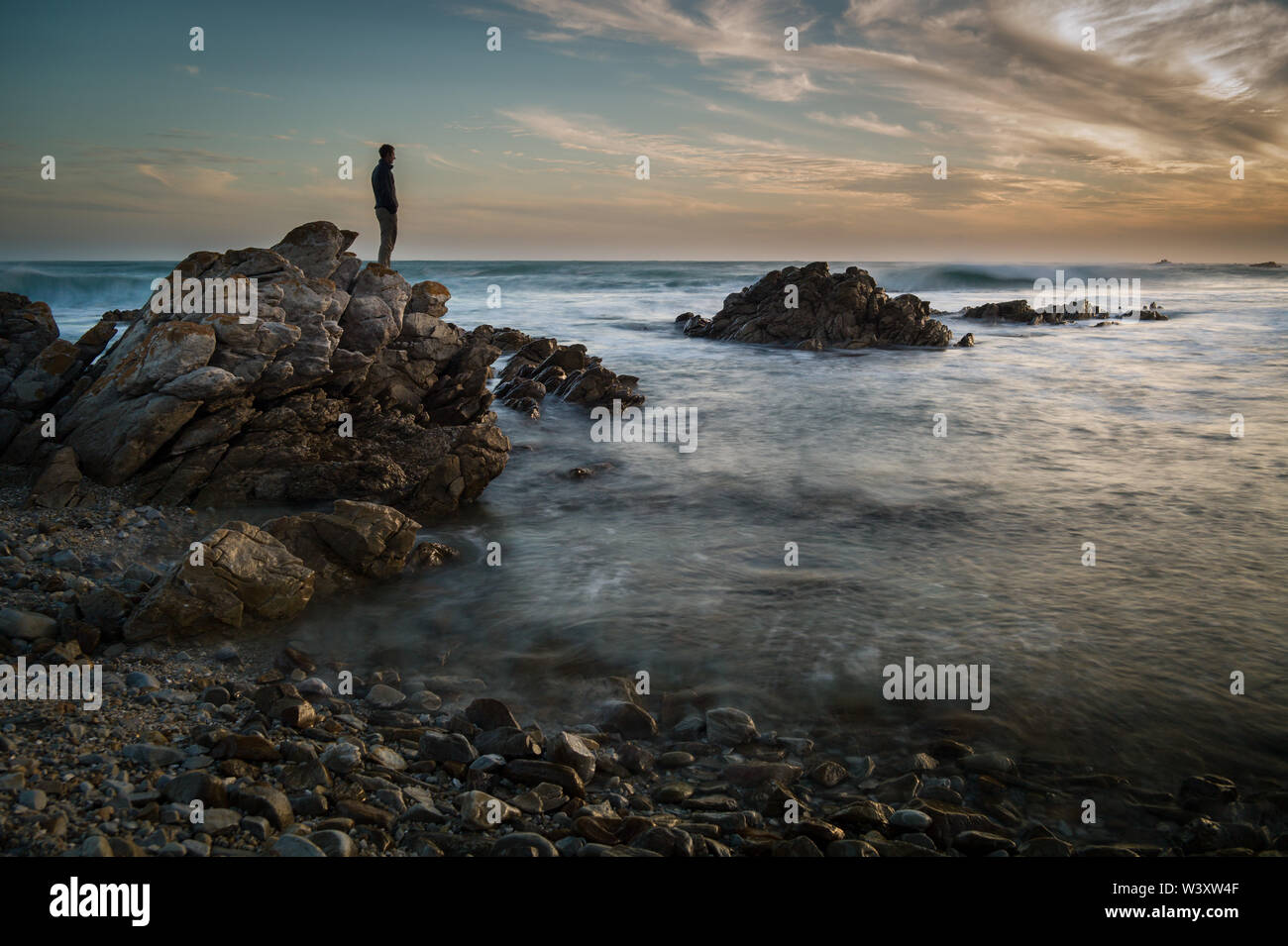 Cape Agulhas is the southern most point of Africa where the Indian and ...