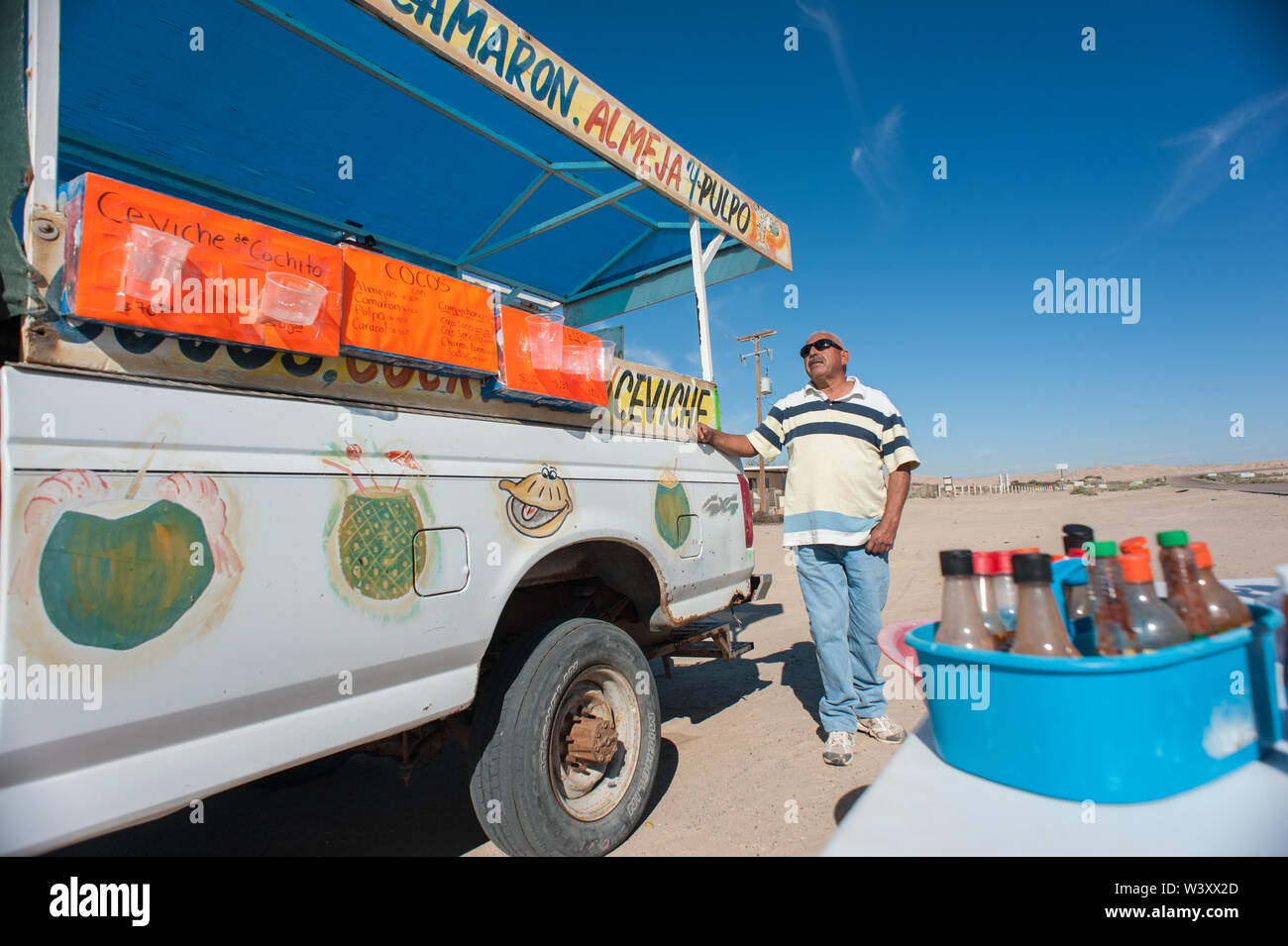 Street food vendor, Sonora. Mexico Stock Photo Alamy