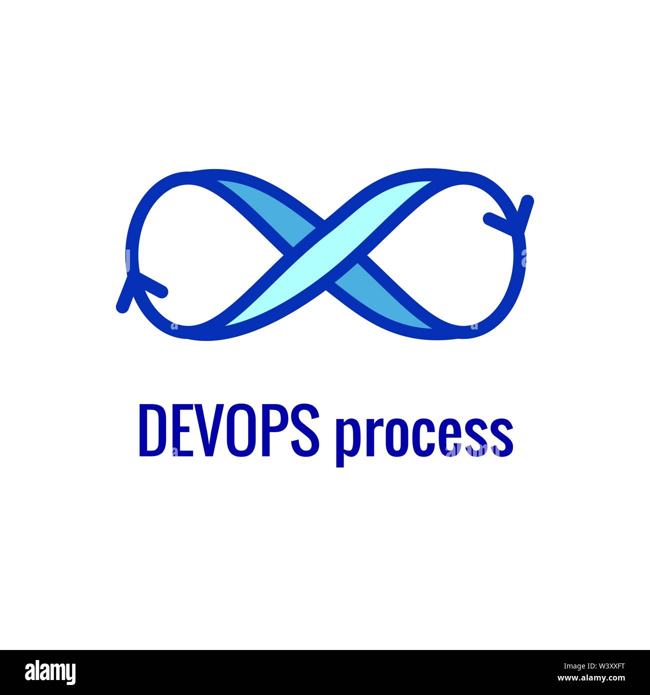 DevOps Icon - Dev Ops Icon Showing an part of the process Stock Vector ...