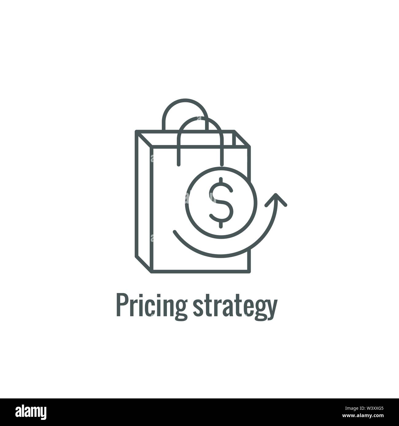 Competitive Pricing Icon Showing an aspect - Pricing, Growth ...