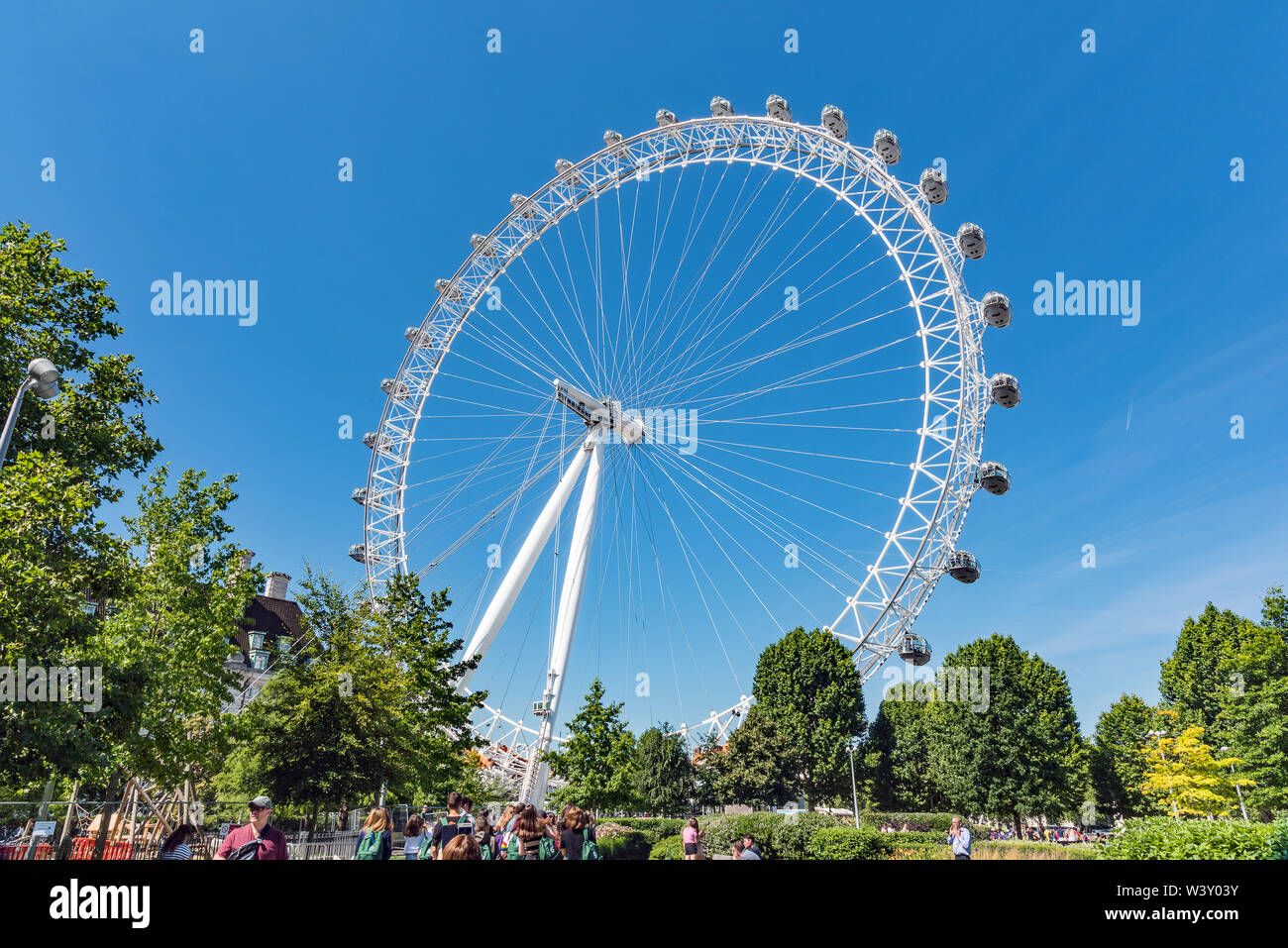 London Eye views Stock Photo