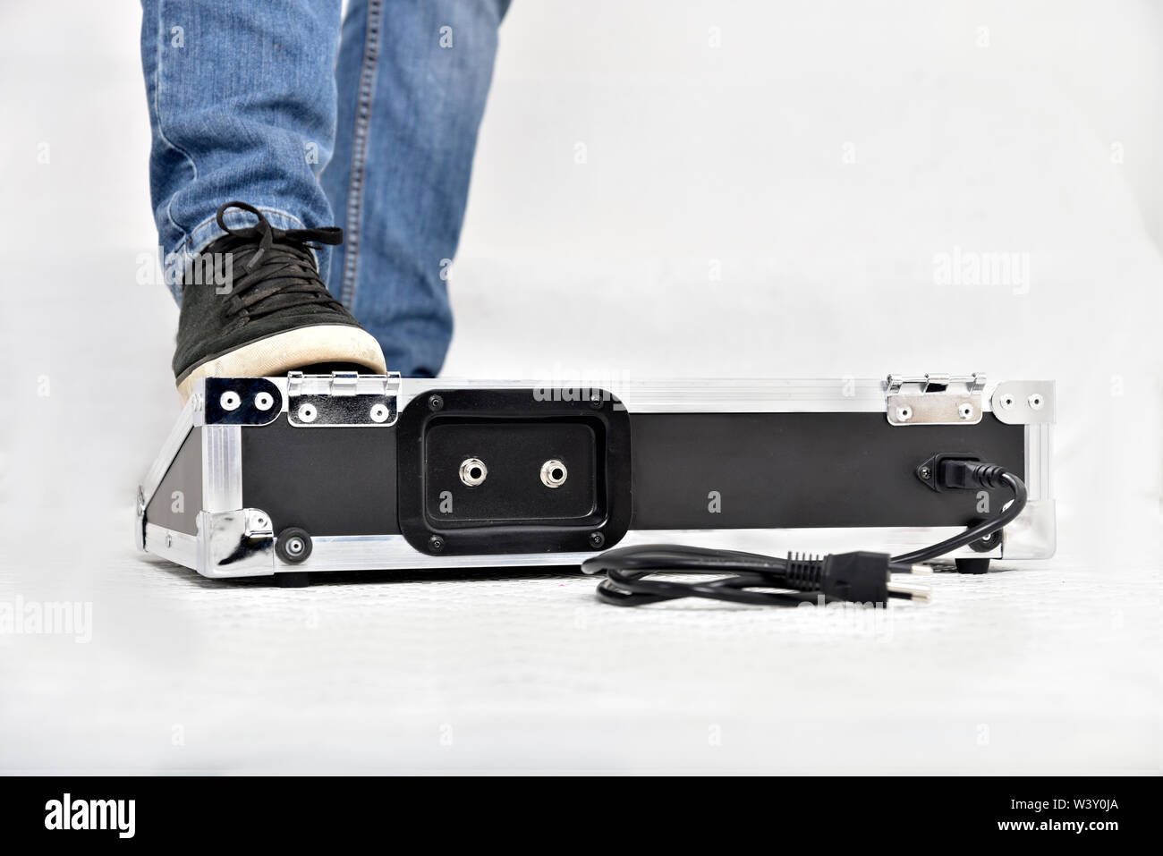 effects equipment on white background Stock Photo