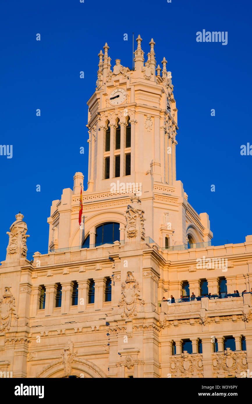 Cybele Palace, Madrid, Spain Stock Photo