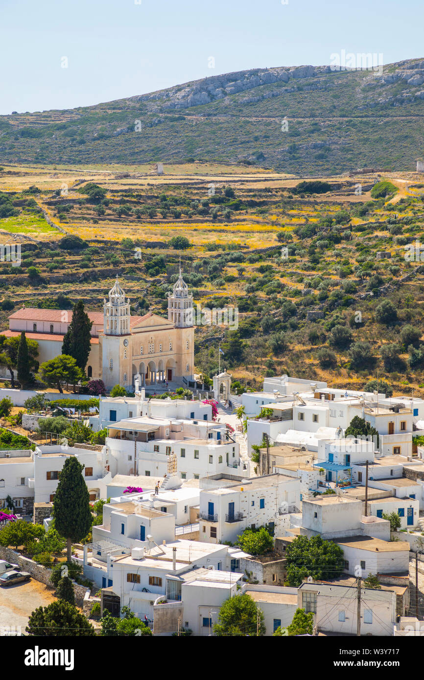 Lefkes Village, Paros, Cyclade Islands, Greece Stock Photo