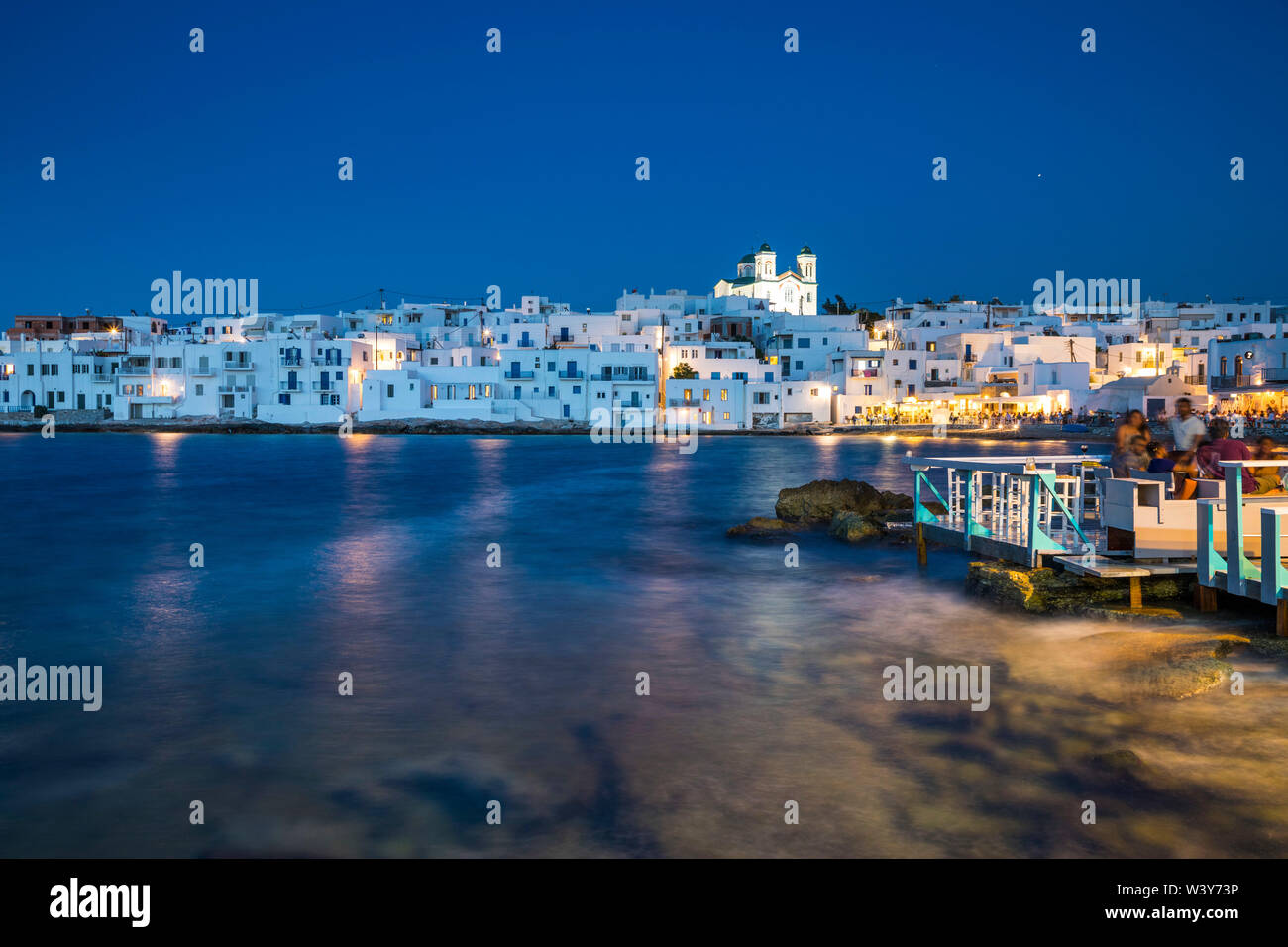 Naousa, Paros, Cyclade Islands, Greece Stock Photo