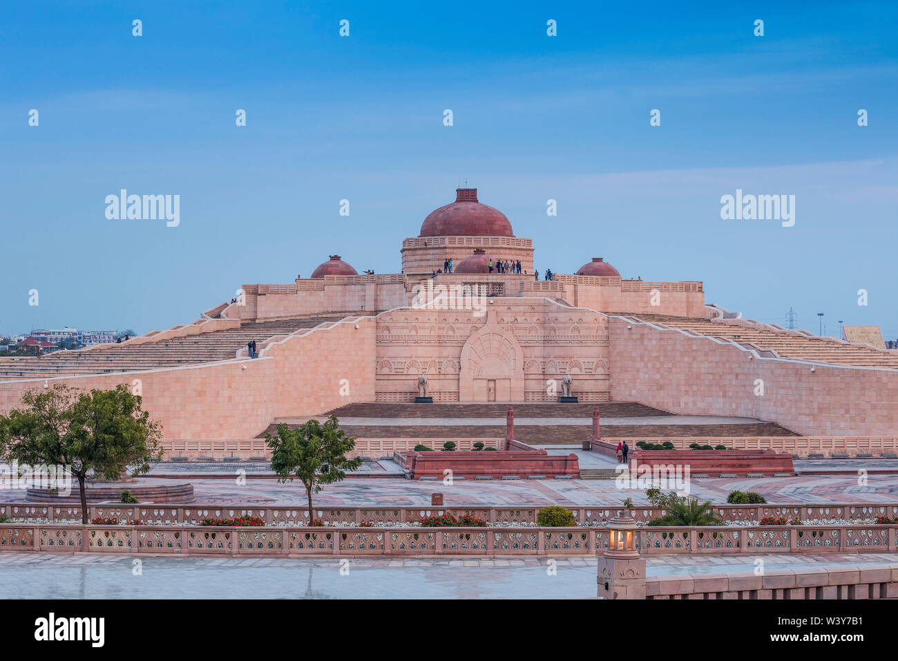 India, Uttar Pradesh, Lucknow, Gomti Nagar, Dr. Ambedkar Park Stock