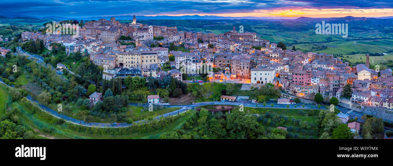 Italy, Tuscany, Siena Province, Montepulciano Stock Photo