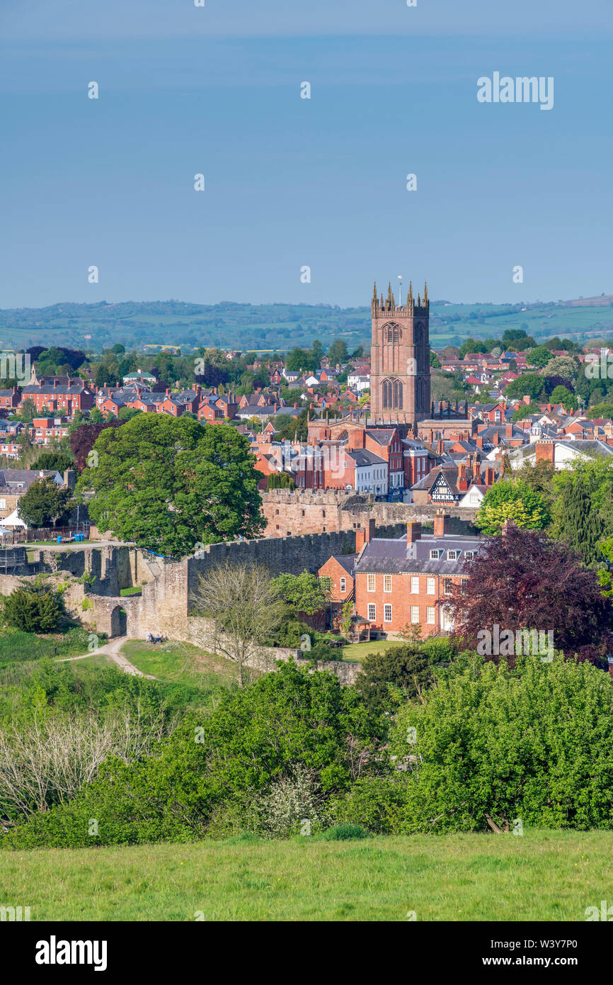 UK, England, Shropshire, Ludlow, Ludlow Castle Stock Photo