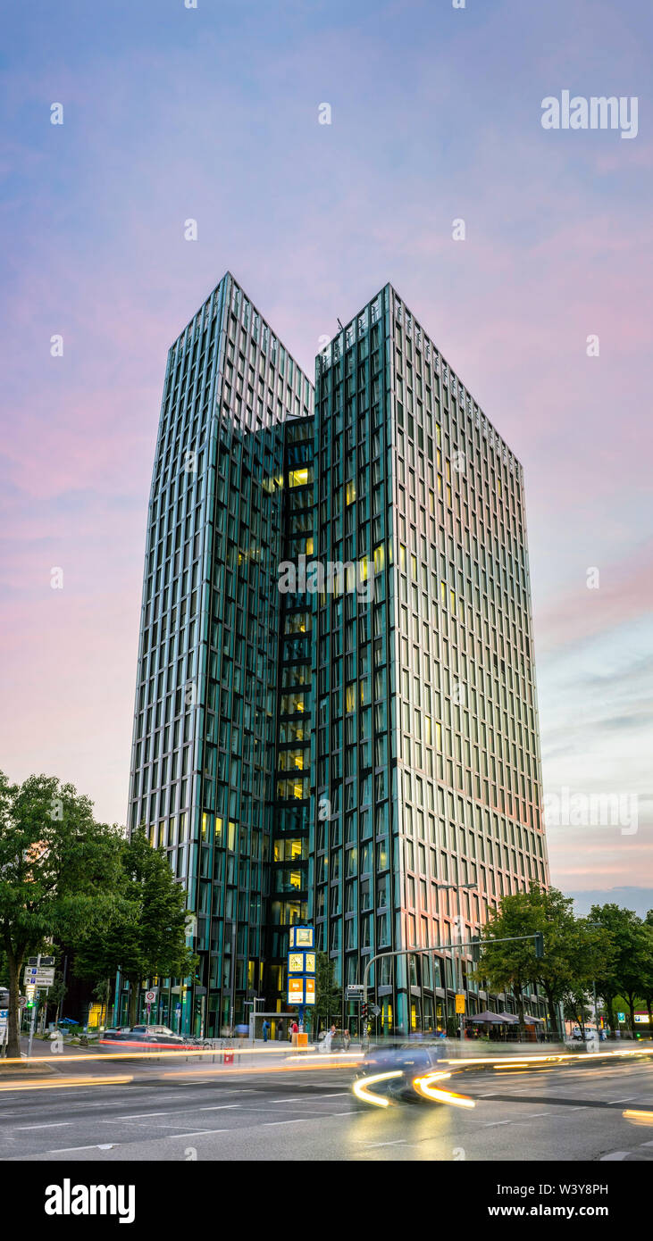 Tanzende Türme (Dancing Towers) modern office building in St. Pauli
