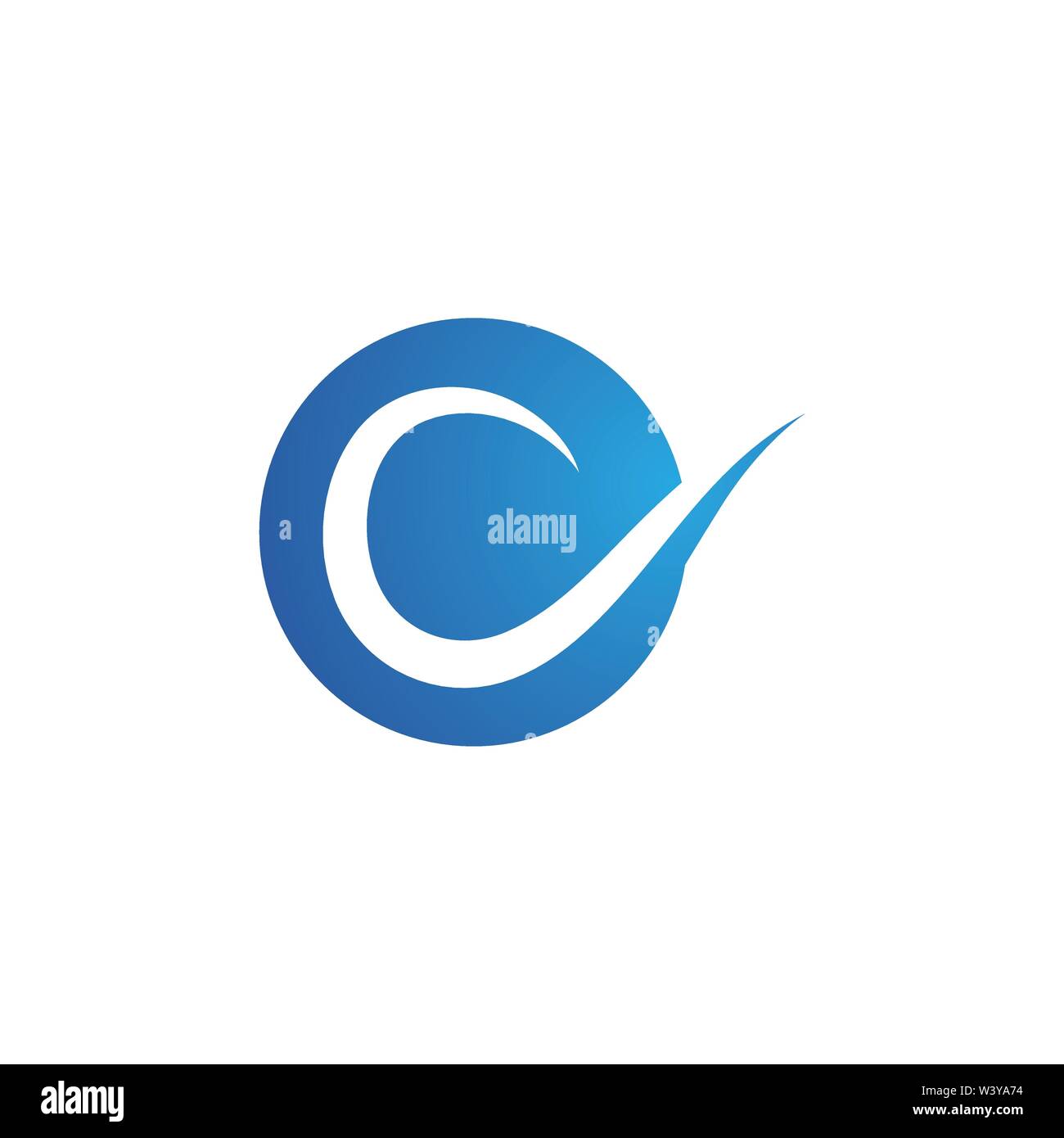 C Logo Template Design Vector Stock Vector Image & Art - Alamy