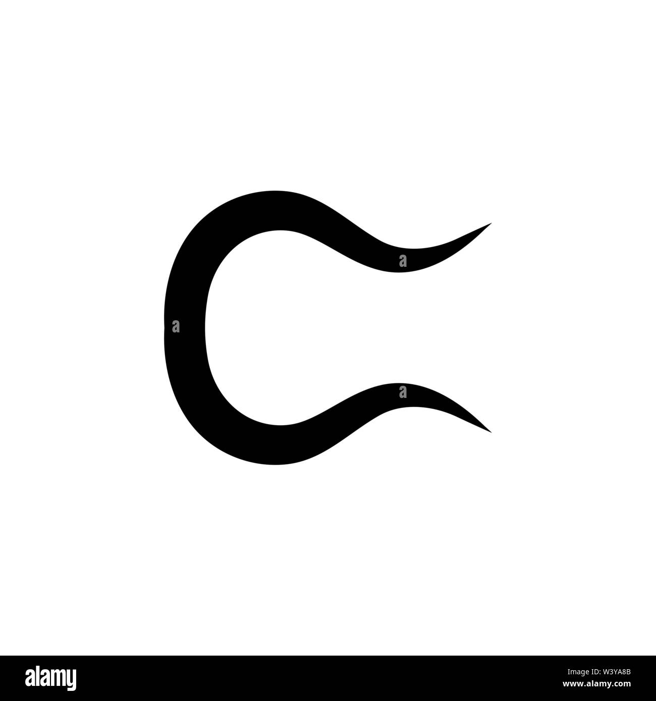 C Logo Template Design Vector Stock Vector Image & Art - Alamy