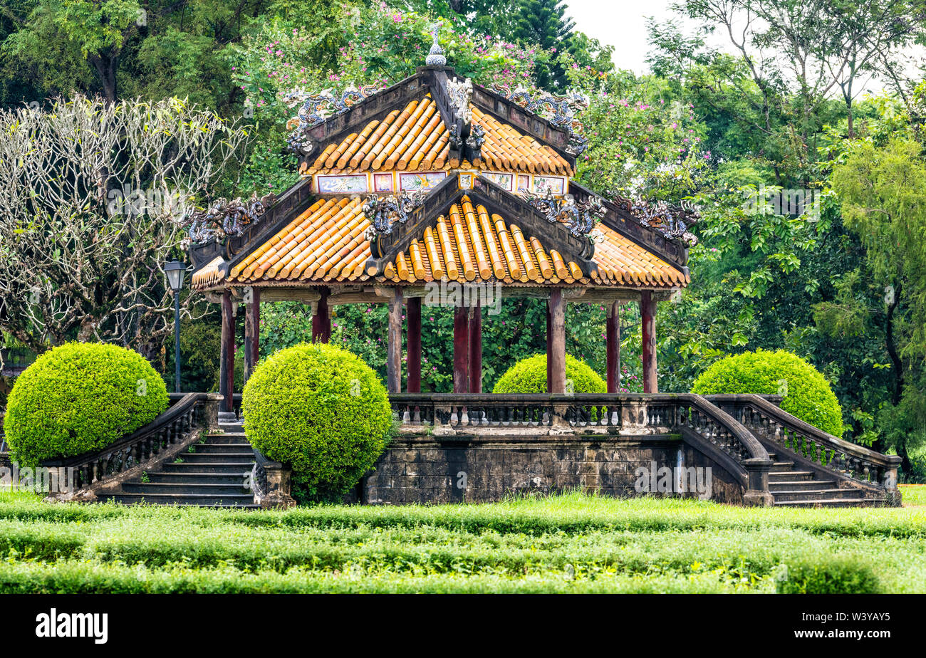 Gardens of the the Imperial City, Hue, Vietnam Stock Photo Alamy