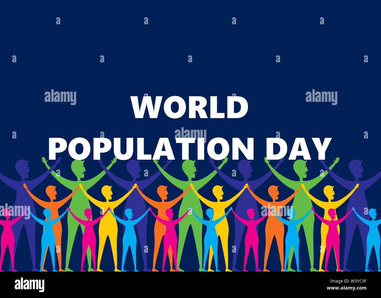 creative poster of world population day design Stock Vector Image & Art