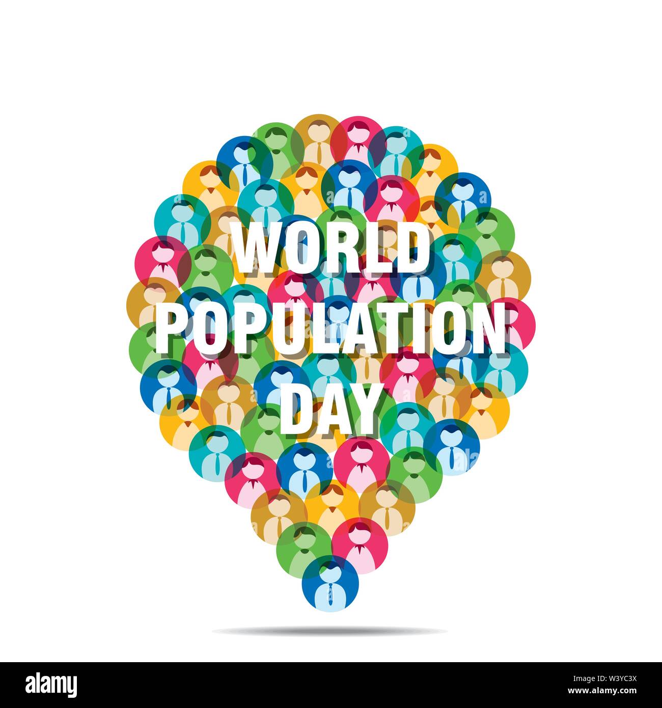 creative poster of world population day design Stock Vector Image & Art