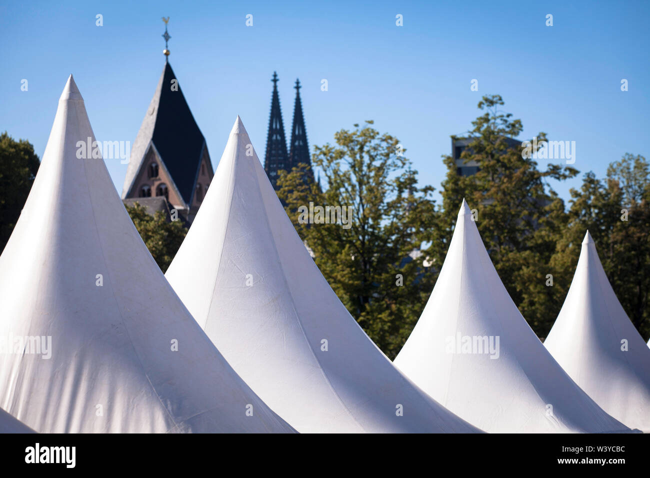 Pagoda tents hi-res stock photography 