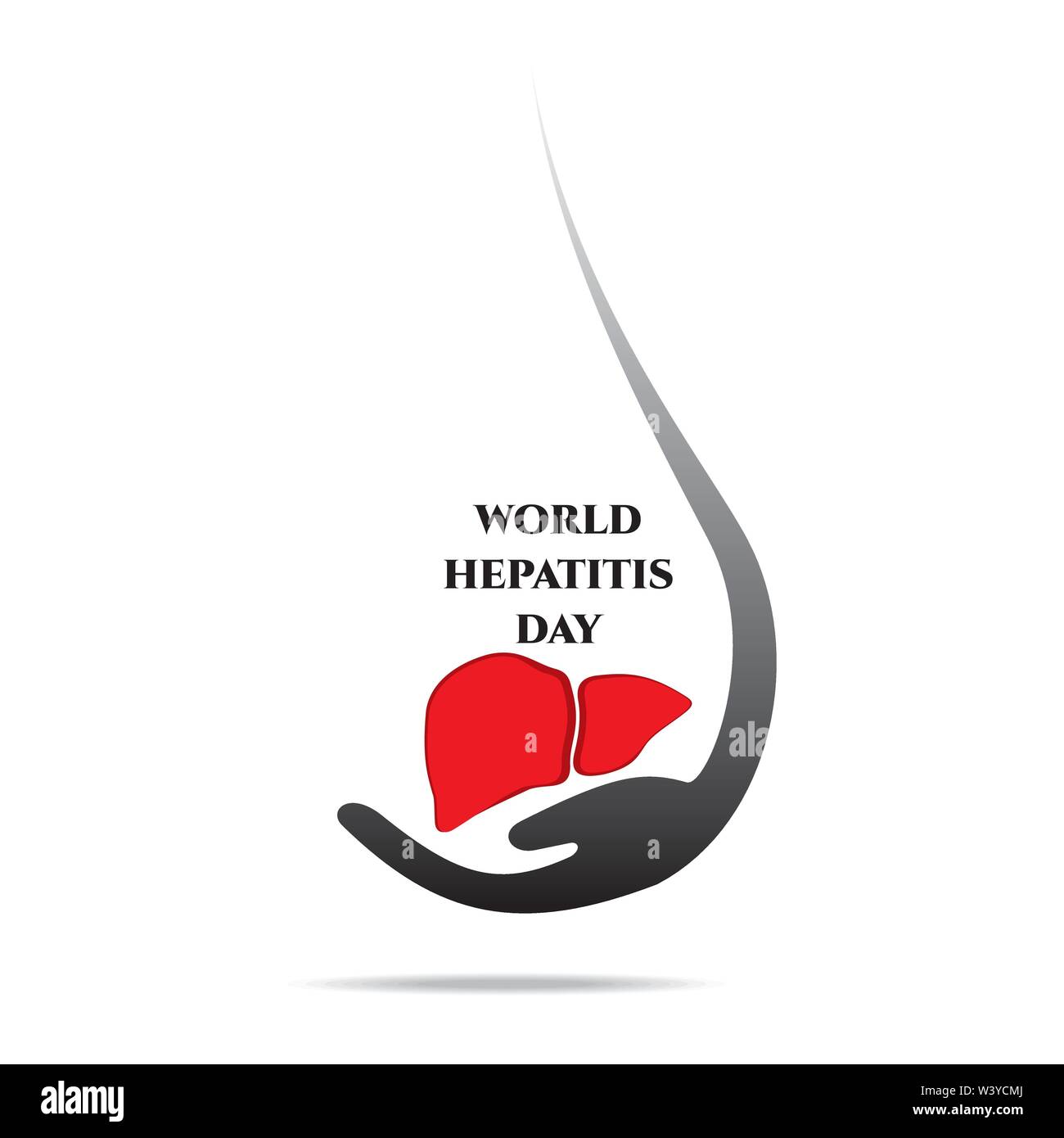 World Hepatitis Day Awareness Poster Design Vector Illustration Stock Vector Image Art Alamy