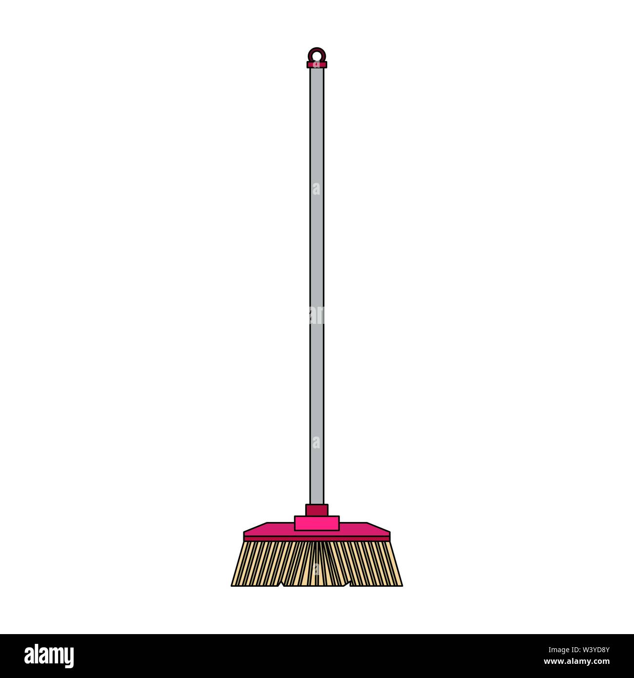 Cleaning broom isolated symbol cartoon Stock Vector Image & Art - Alamy Cleaning broom isolated symbol cartoon Stock Vector Image & Art - Alamy