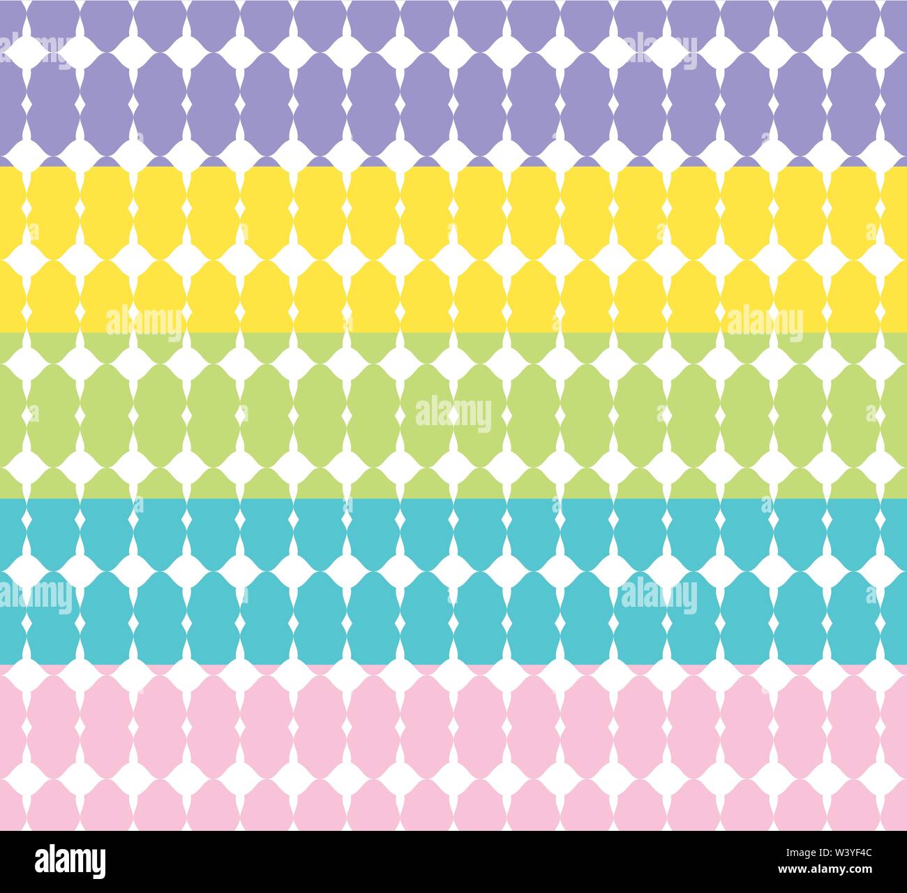 creative abstract shape seamless pattern design Stock Vector