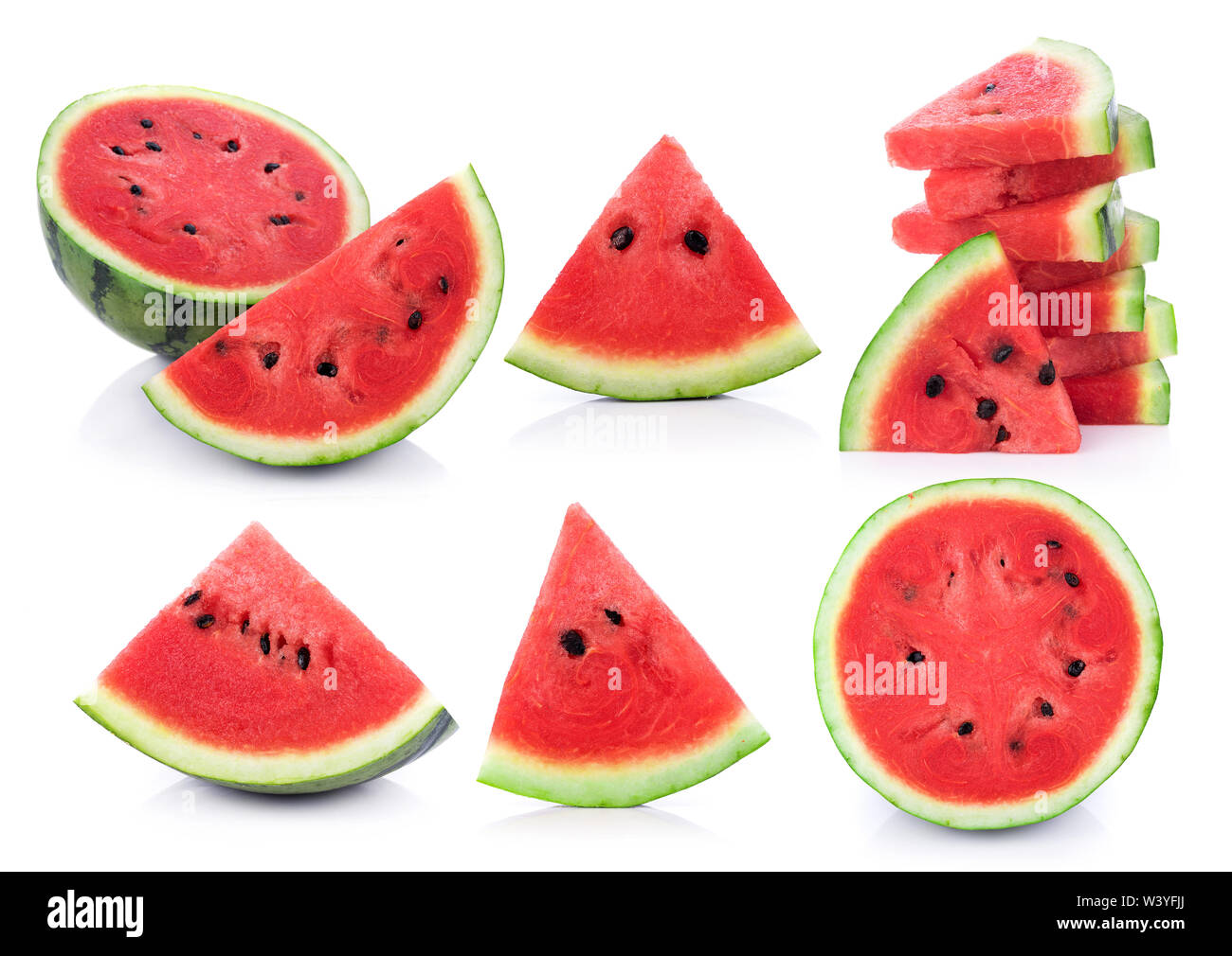watermelon isolated on white background Stock Photo - Alamy