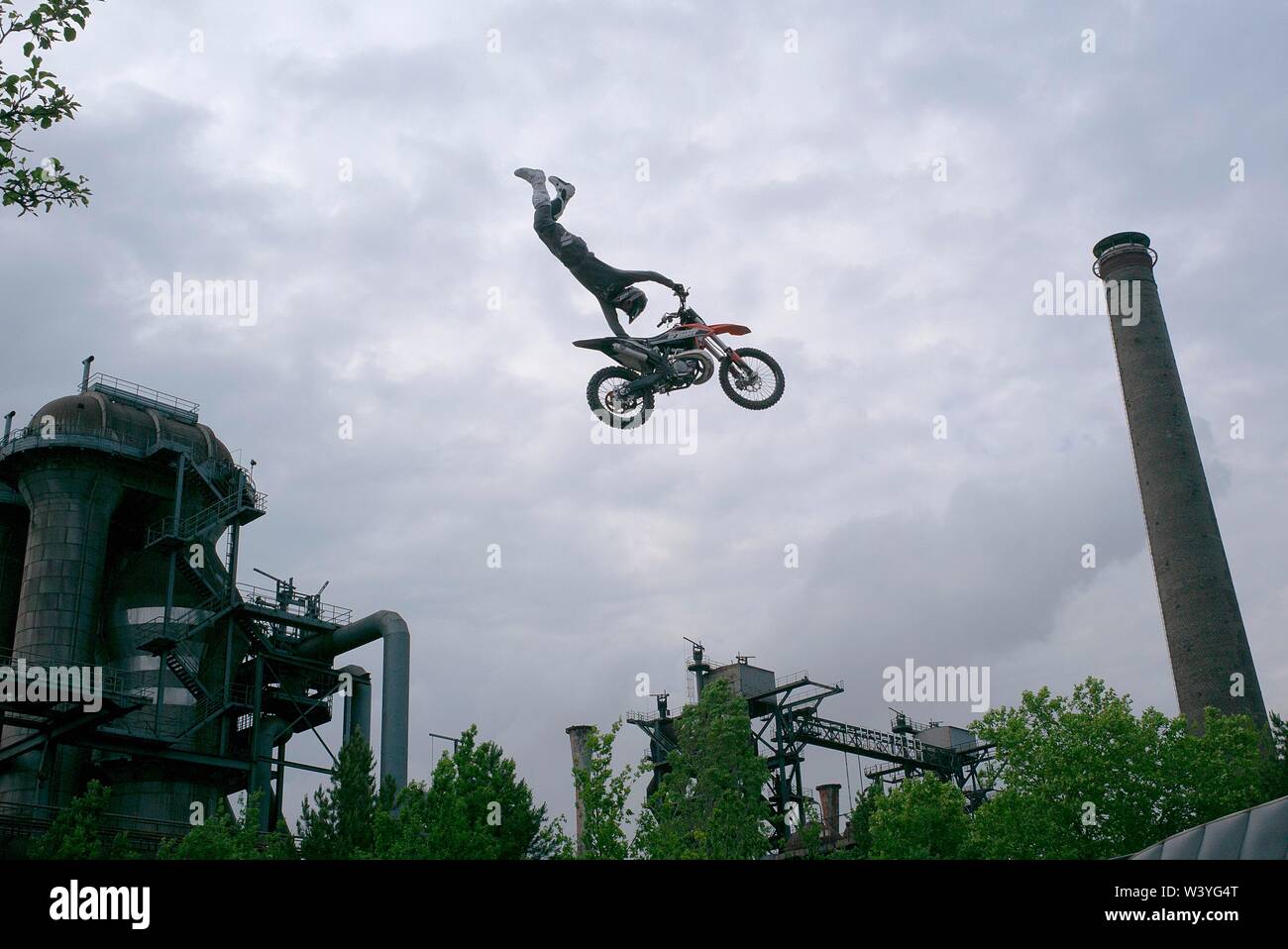 Fmx Freestyle Motocross Riders Show Their Daredevil Stunts