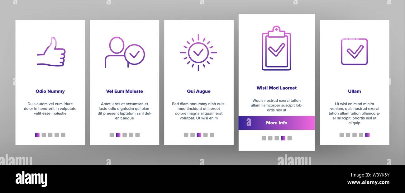 Color Approved And Certified Vector Onboarding Stock Vector Image & Art ...