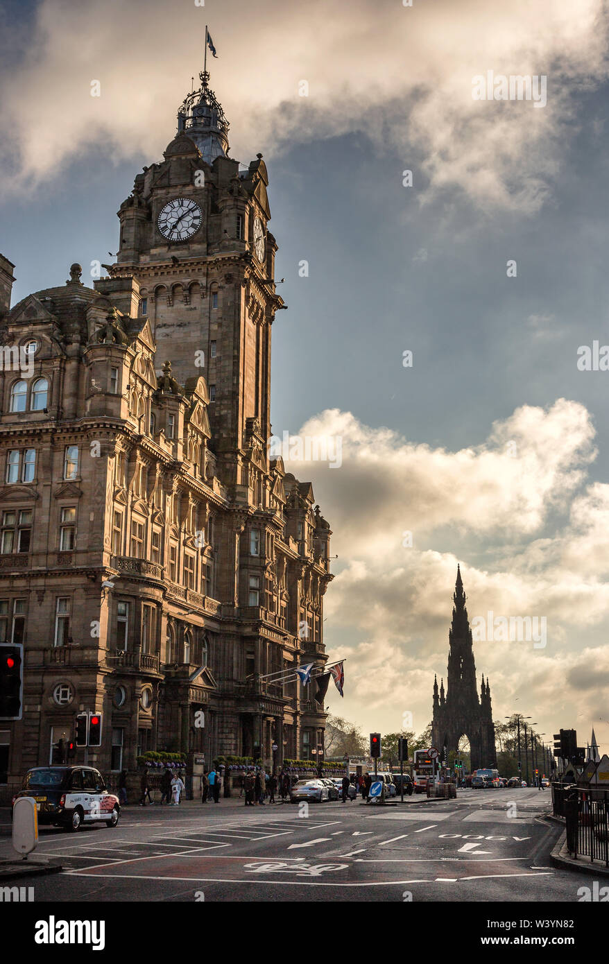 Die schottische Hauptstadt Edinburgh Stock Photo