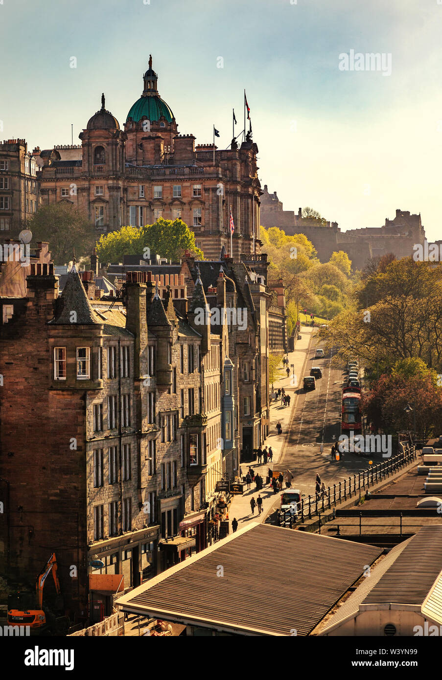 Die schottische Hauptstadt Edinburgh Stock Photo