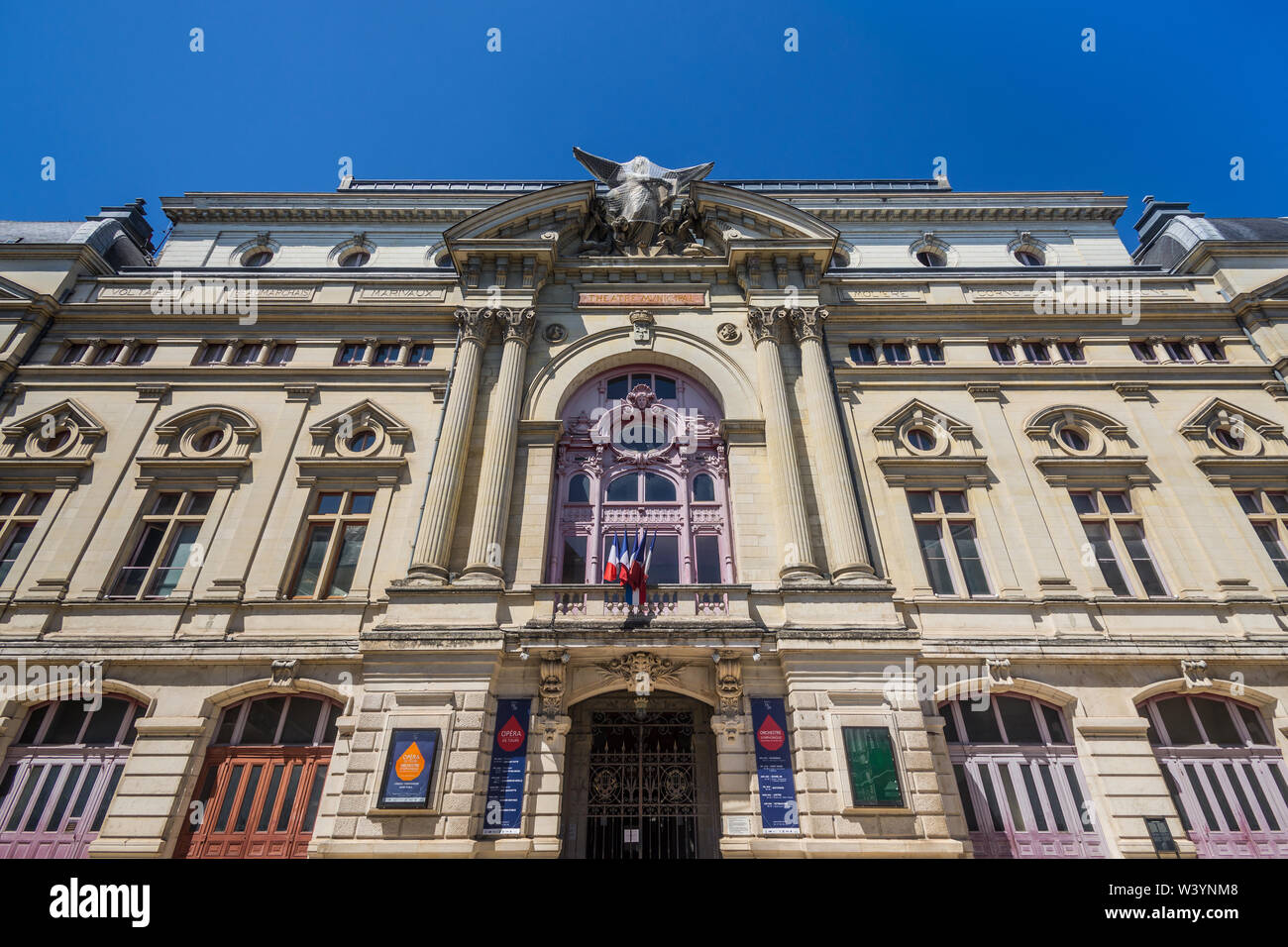 Opera Tours Opera de Tours, municipal theatre, Tours, France Stock Photo - Alamy