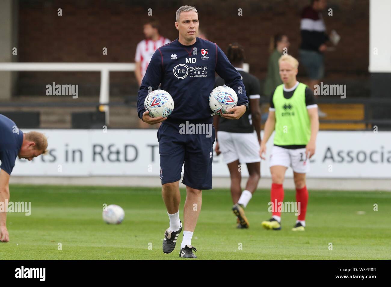 Hereford  FC v Cheltenham Town FC  at Edgar Street  (Pre-season Friendly - 17 July 2019) - Michael Duff  Picture by Antony Thompson - Thousand Word Me Stock Photo