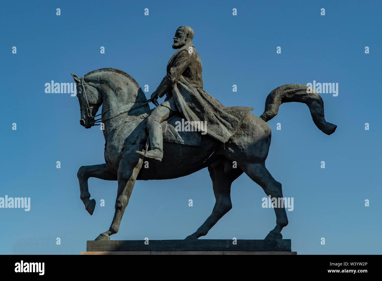 Equestrian Statue of Carol 1, Bucharest, Romania Stock Photo - Alamy