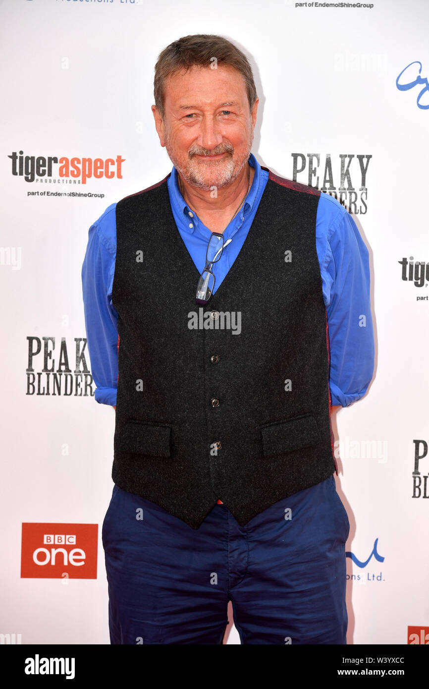 Steven Knight attending the Peaky Blinders Series Five World Premiere held at Birmingham Town Hall. Stock Photo