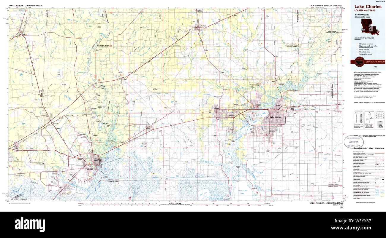 Detailed Louisiana Map - LA Terrain Map