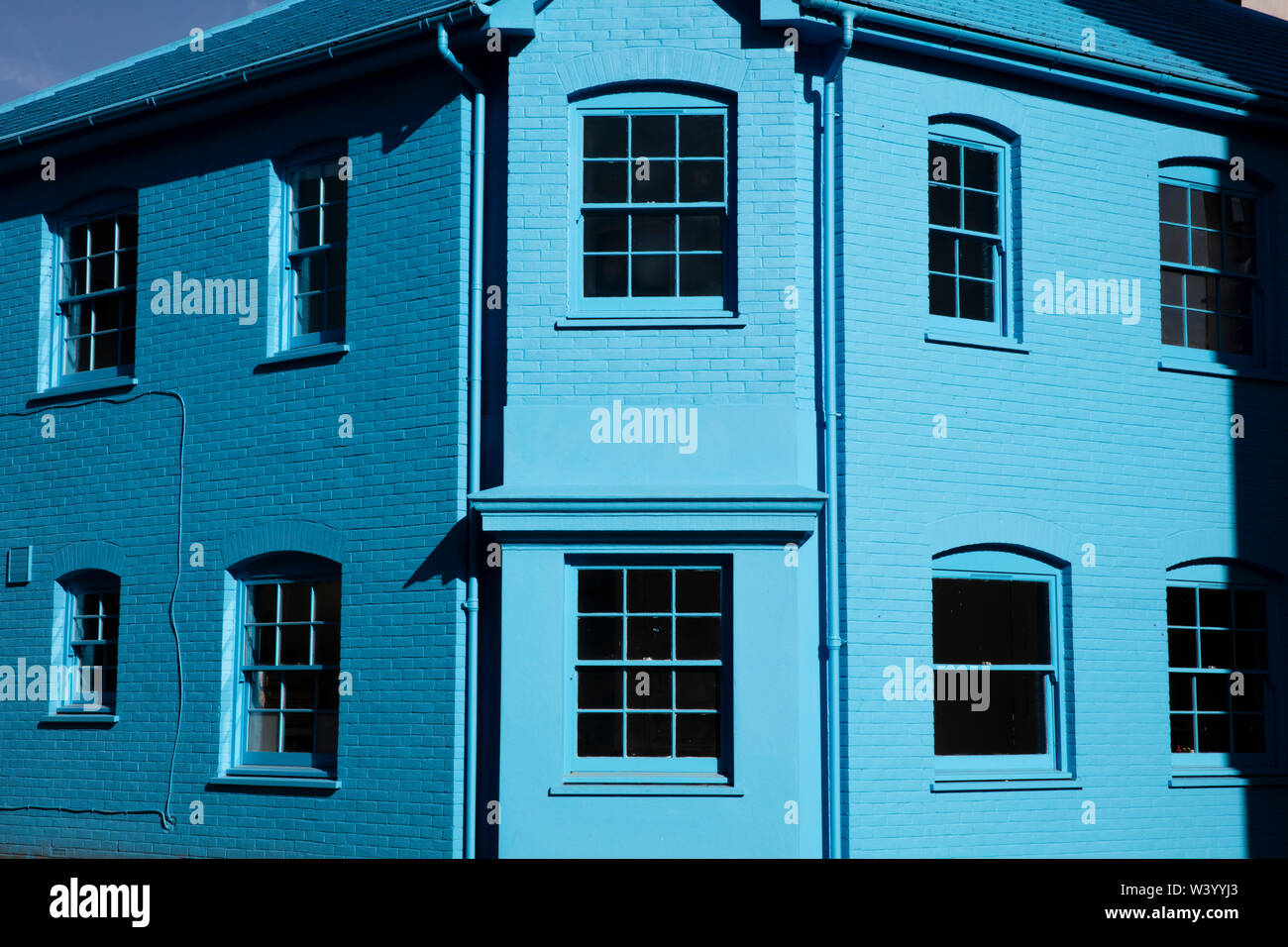 Blue House, at Blue house Yard, wood Green, London,UK Stock Photo