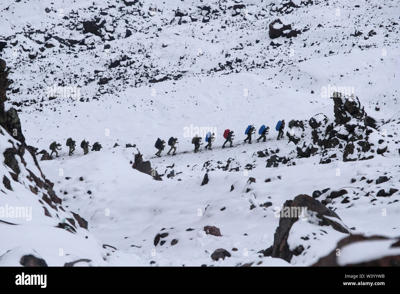 Soldiers of the Border Service of the FSB Federal Security Service of