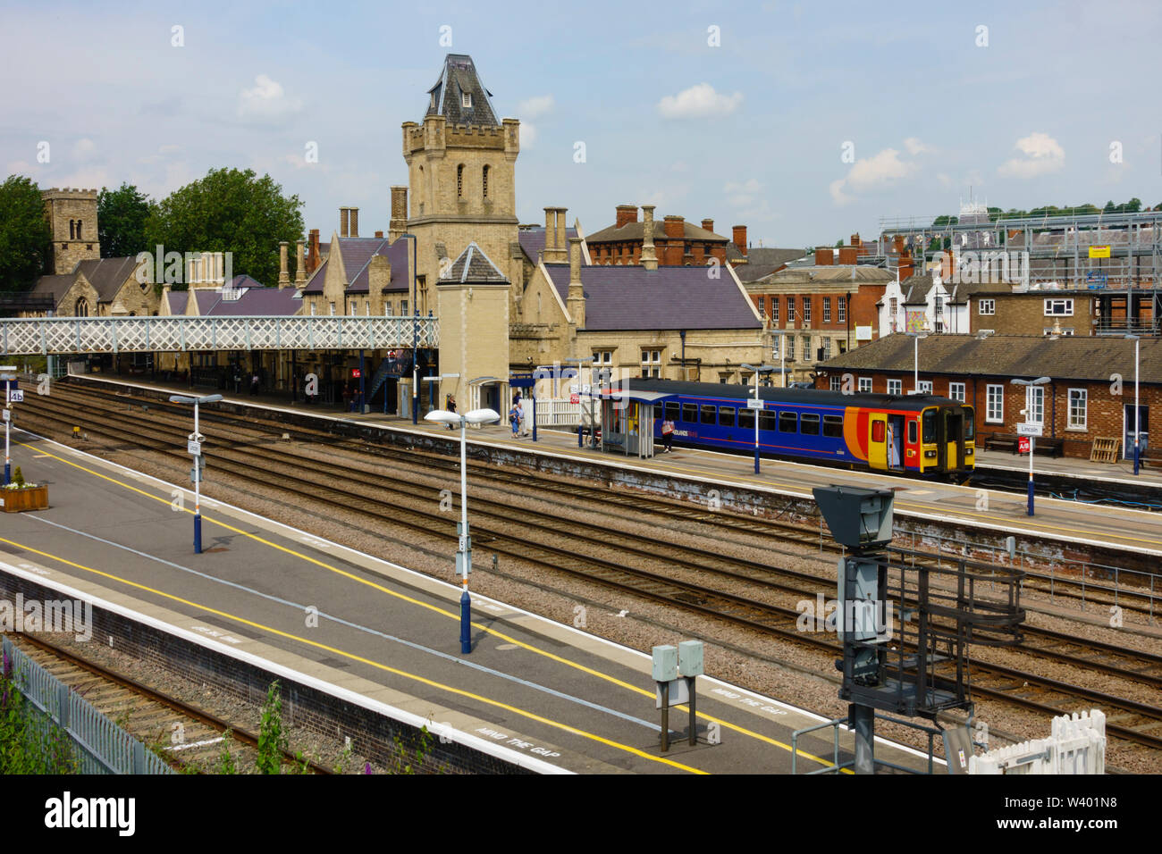 Lincoln Central railway station, Lincoln, Lincolnshire, England. July 2019 Stock Photo