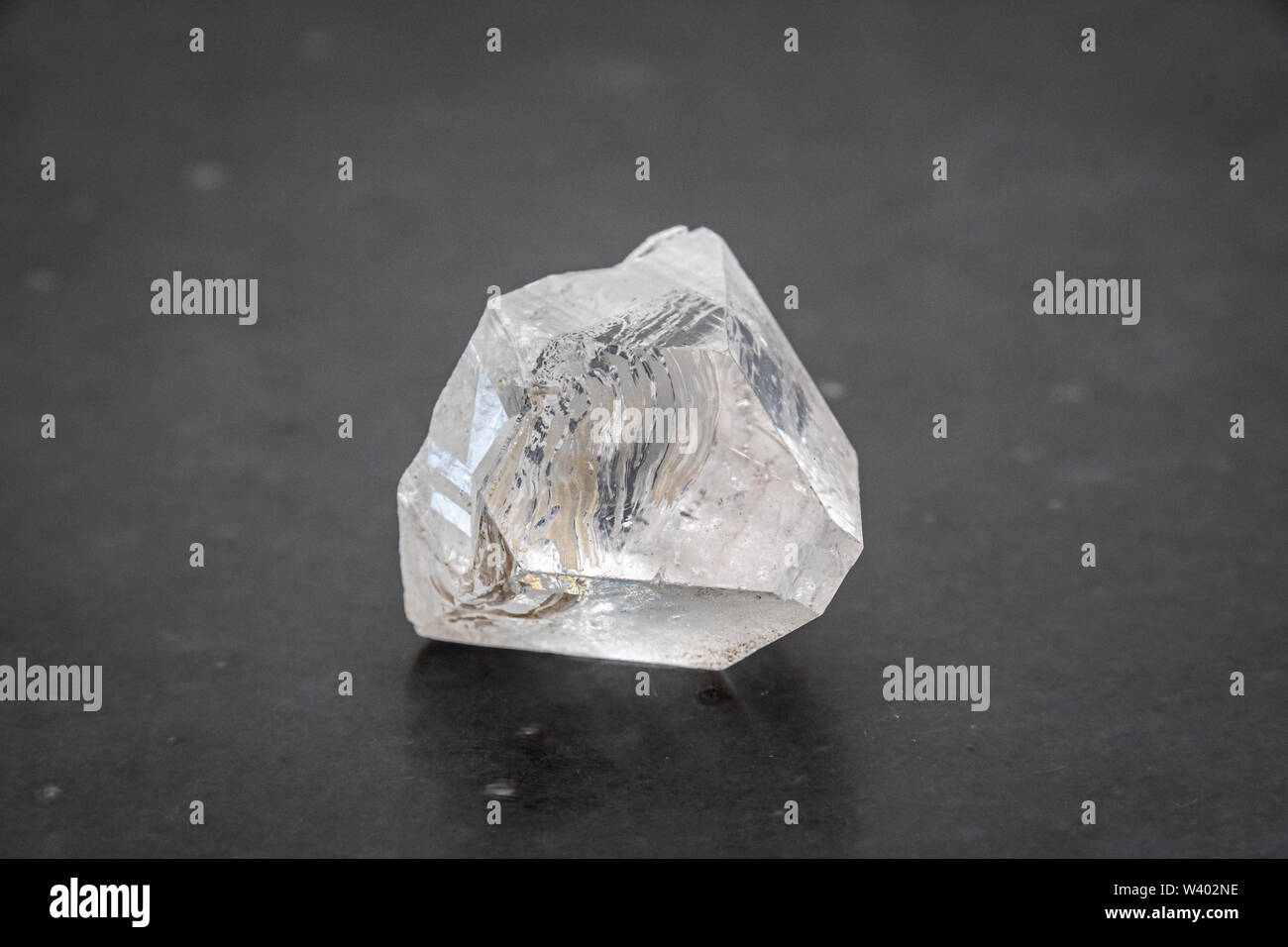 Dob rough diamond formed by volcanic heat and pressure inside earth Stock Photo